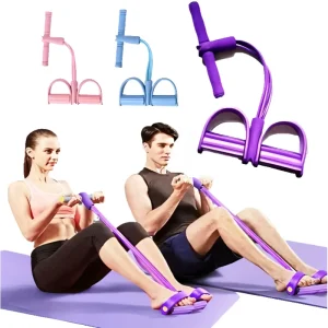 Four-Tube Pedal Elastic Band Tension Rope