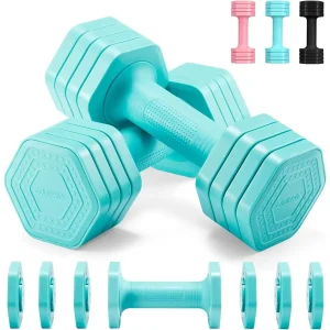 Adjustable Dumbbell Set 4 in 1 Free Weights Dumbbells