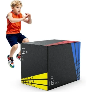 3 in1 Foam Plyometric Jump Box with High Density Construction